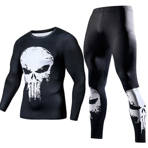 Compression Skull Gym Suit