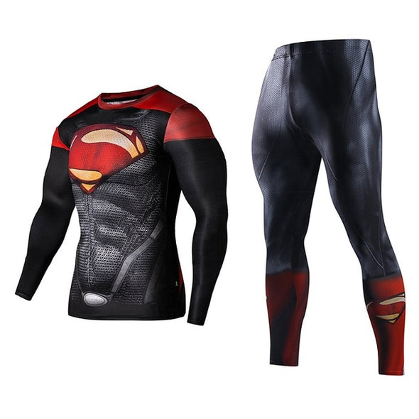 Compression Skull Gym Suit